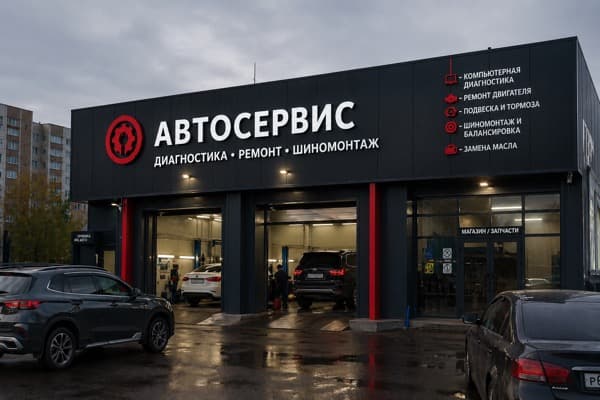 Фасад автосервиса